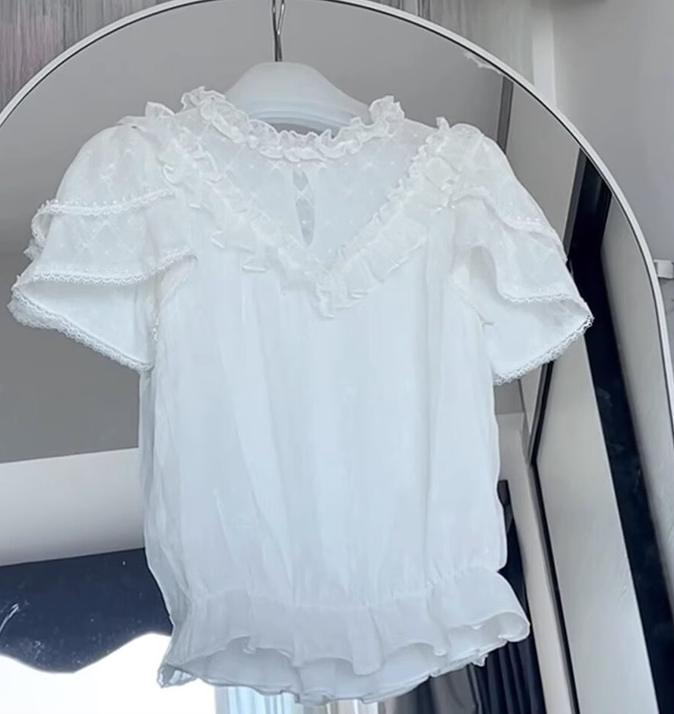 Plus Size Lolita Short Sleeve Shirt