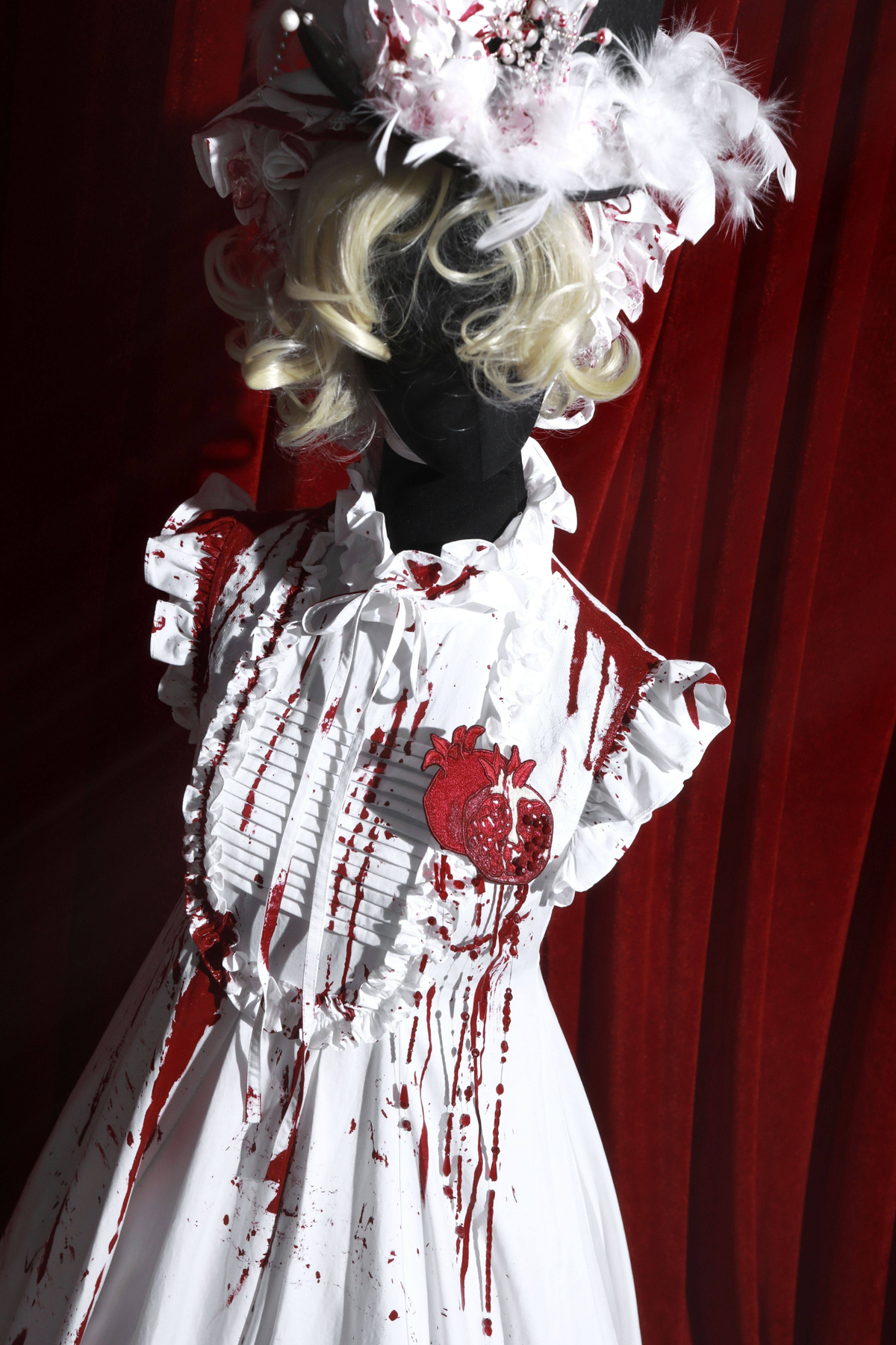 Pure Blood Lolita Dress + Headband + Brooch + Hat