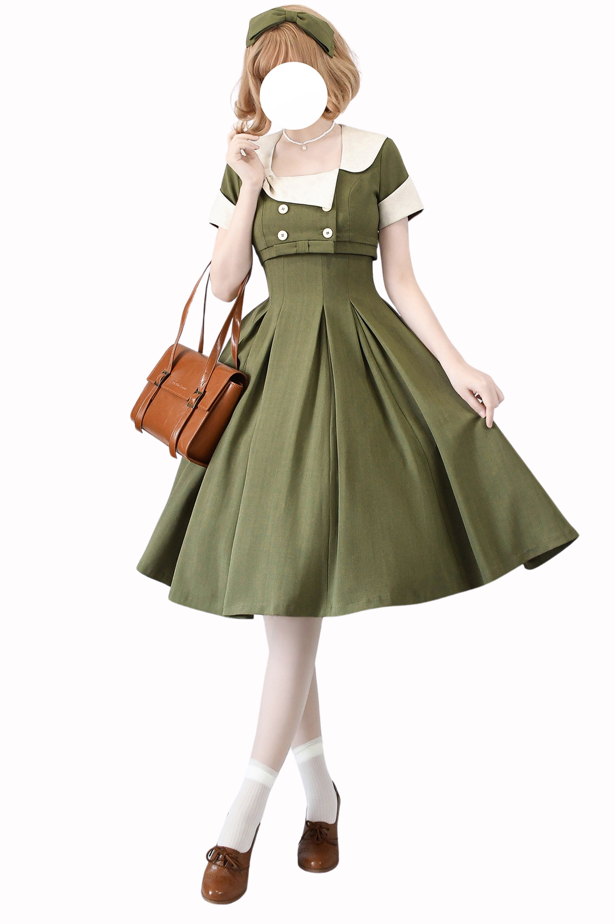 Elegant French Retro Flare Dress + Short Jacket