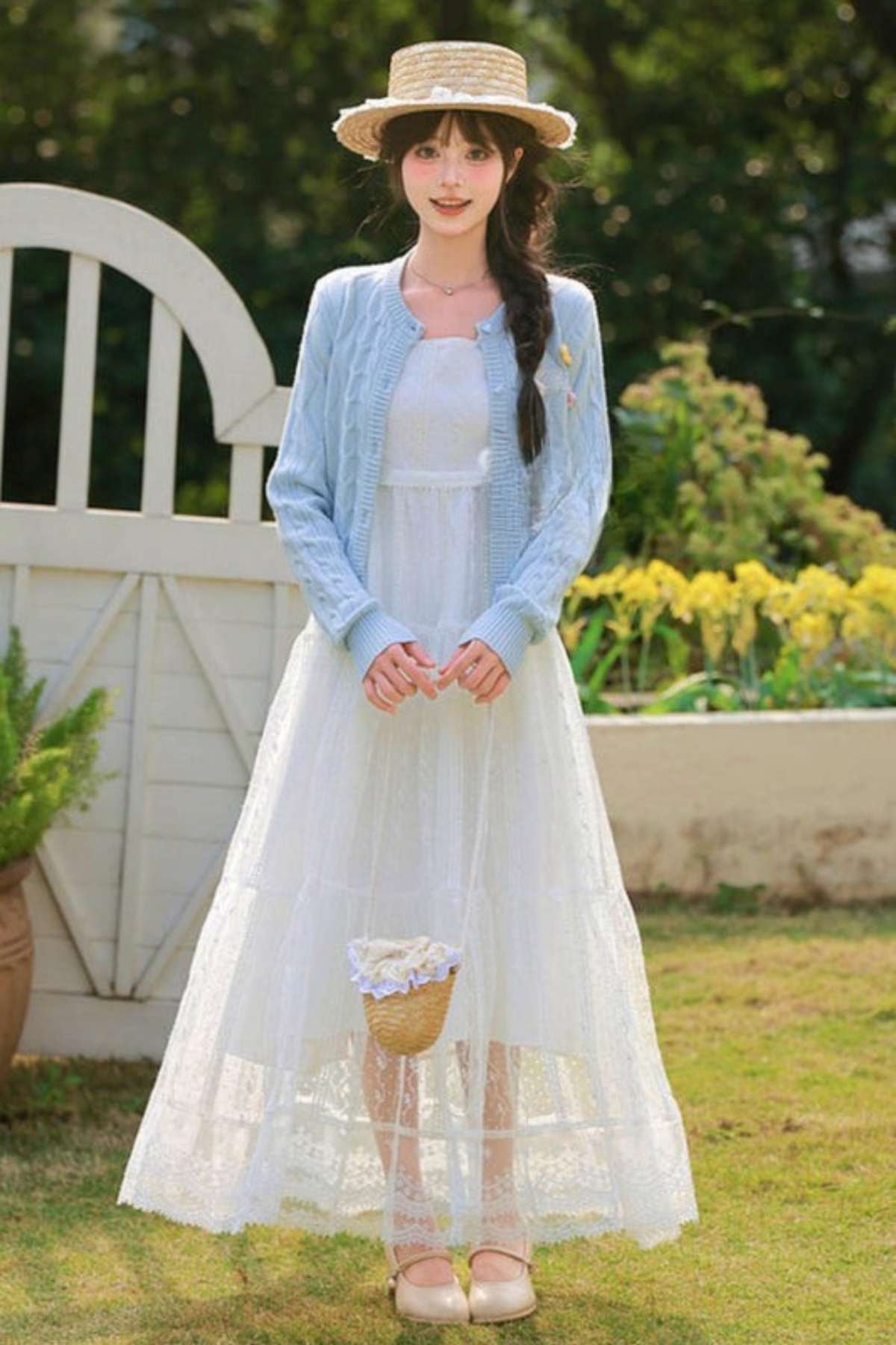 Sweet Retro Knit Cardigan