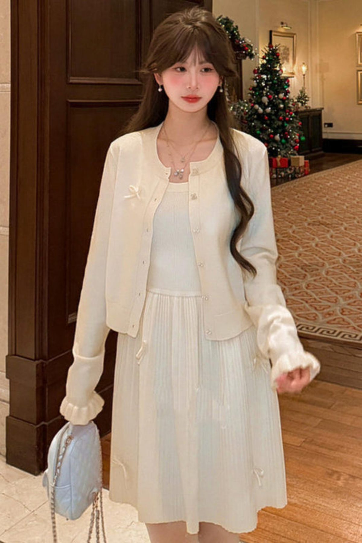 Princess Bow Sleeveless Dress