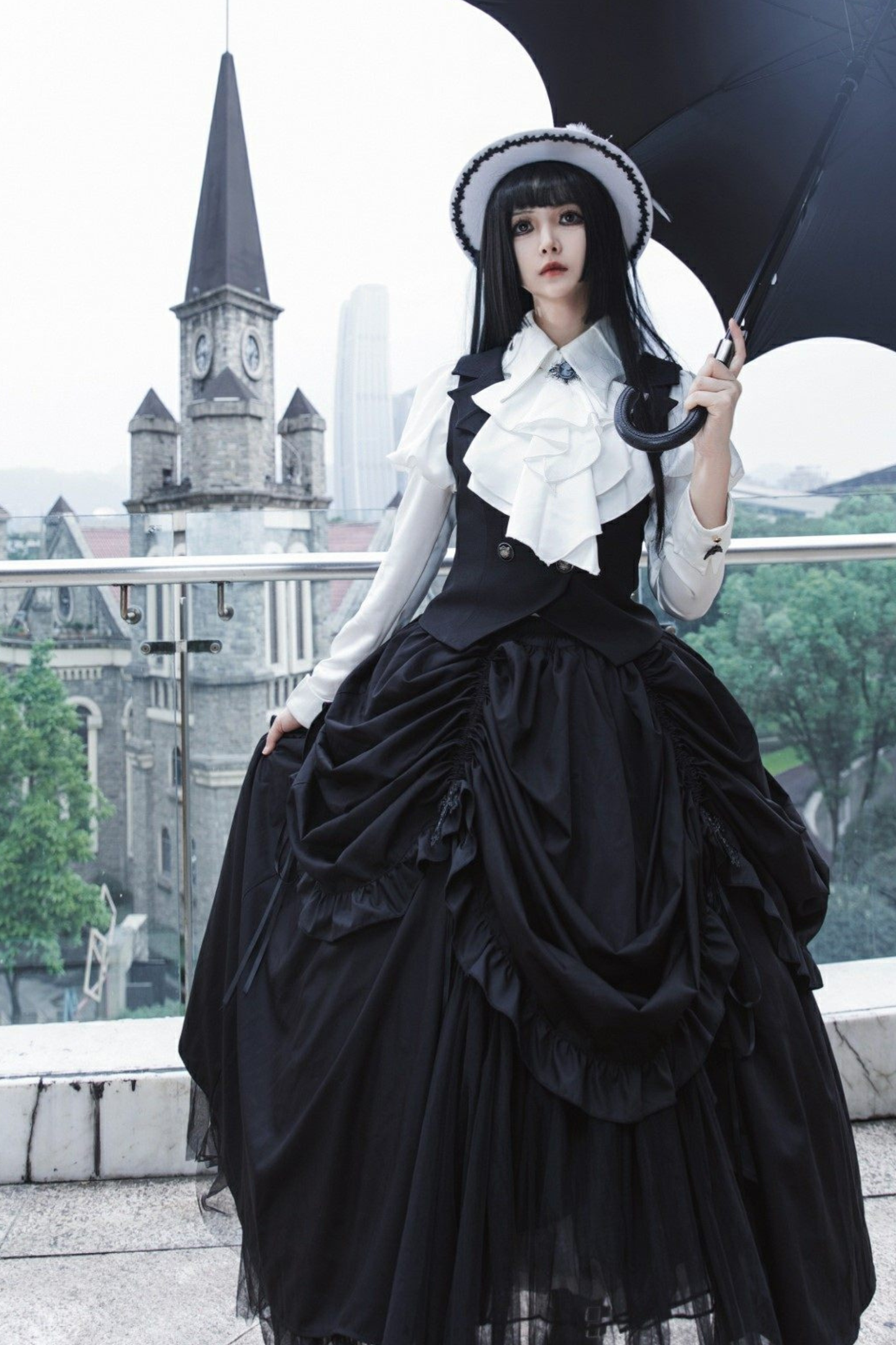 Gothic Wool Coat Suit