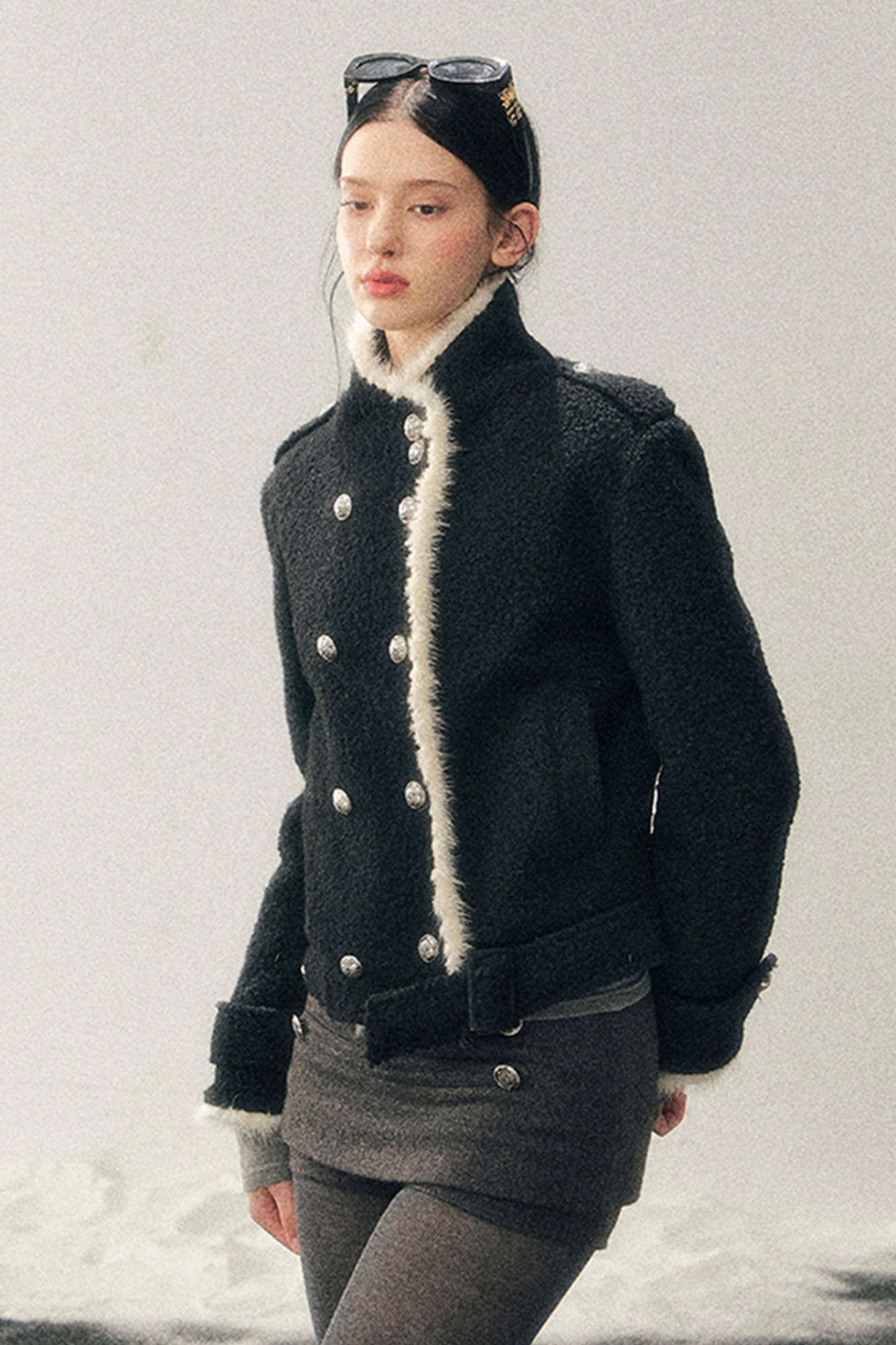 Chic Edgy Double Coat