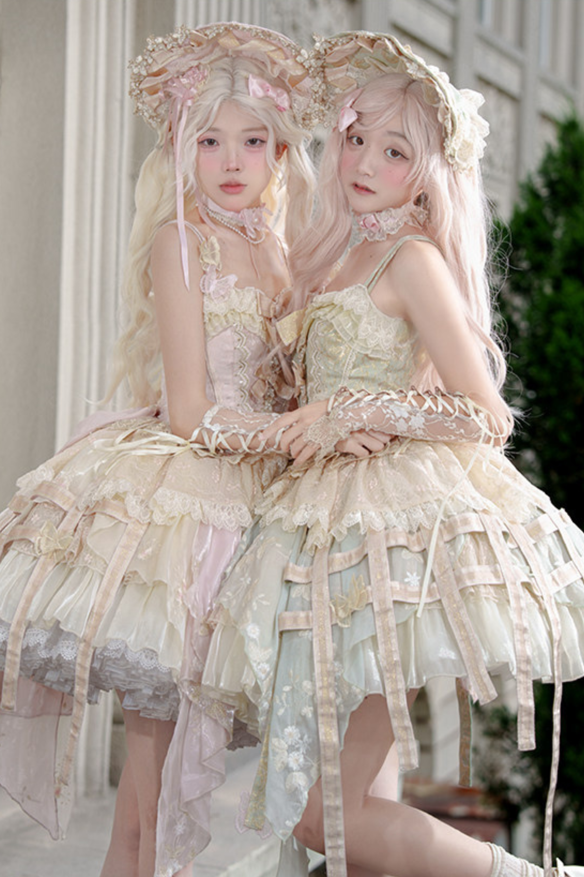 Gorgeous Butterfly Asymmetrical Lolita Dress + Accessories