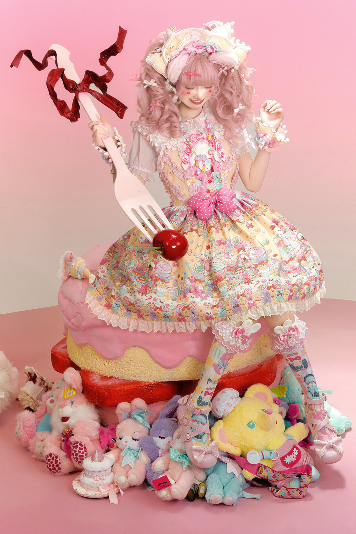 Sweetheart Candy Suspender Skirt + Jumper Skirt