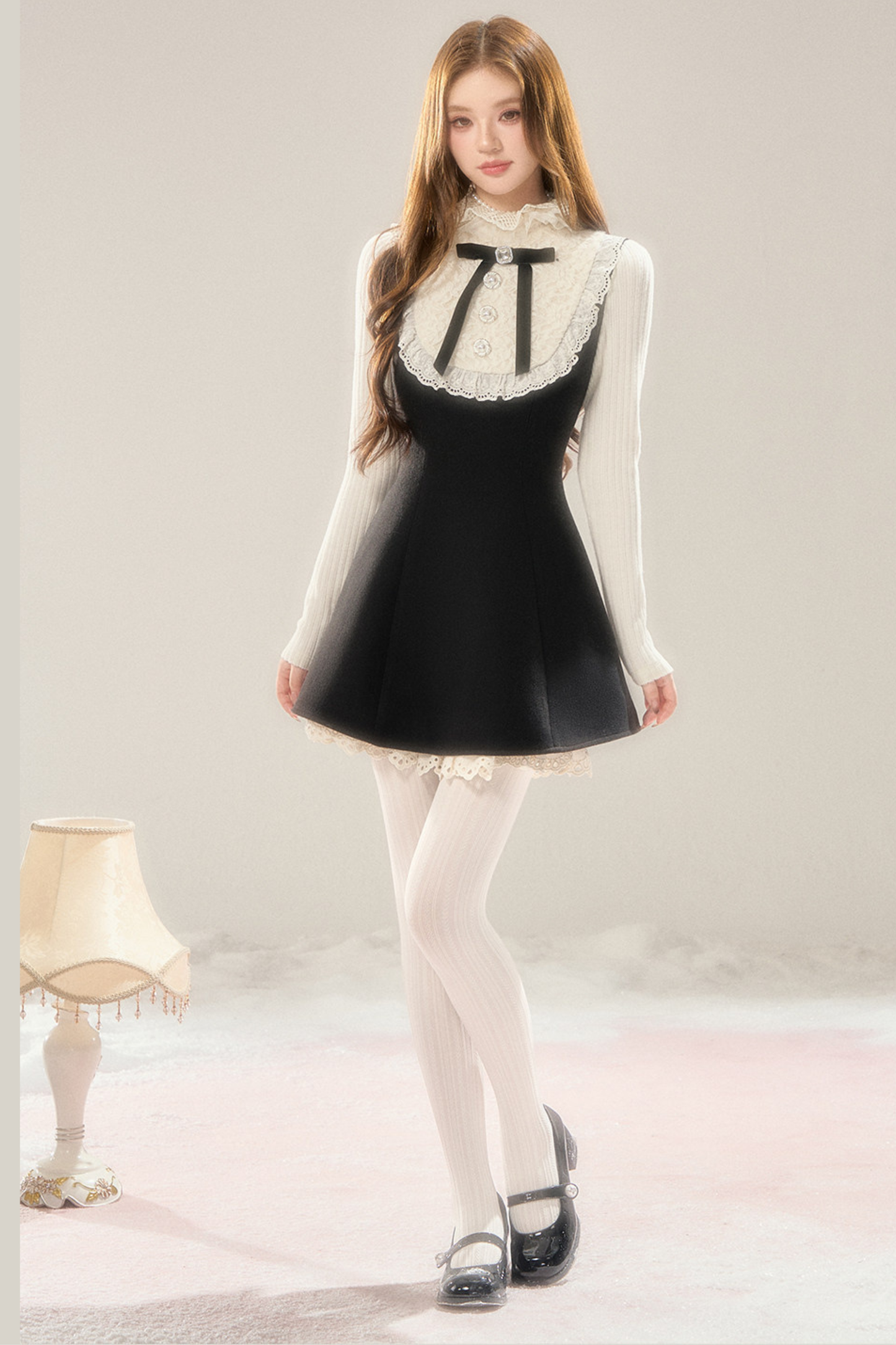 French Doll Style Flare Dress