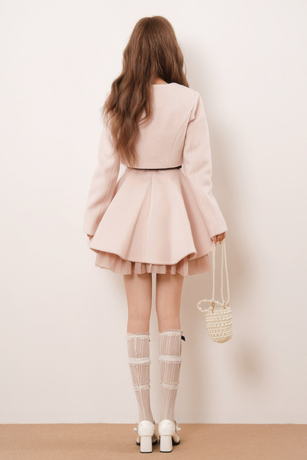Pink Chanel-Inspired Coat Set