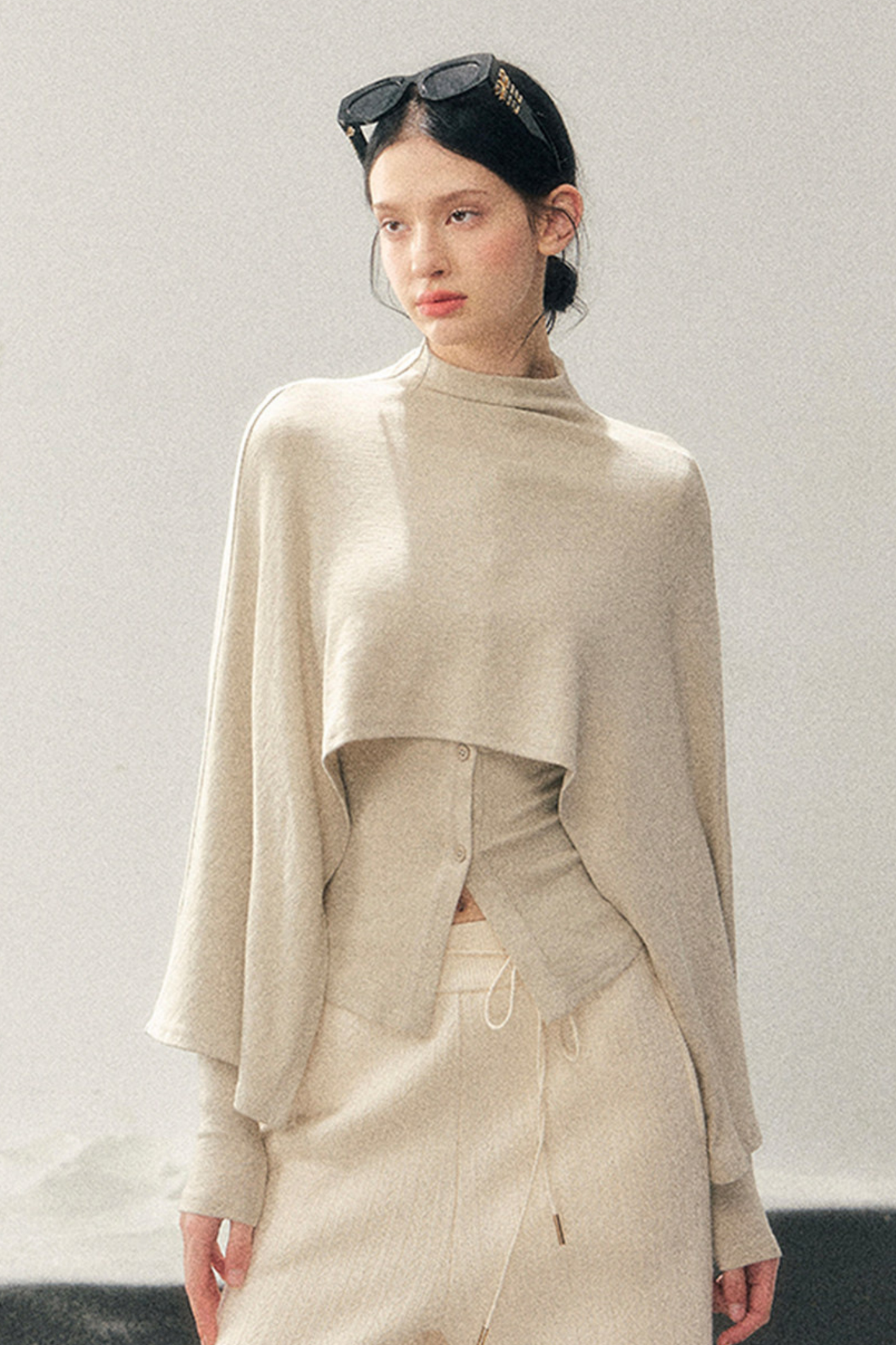 Edgy Tight Shawl + Top