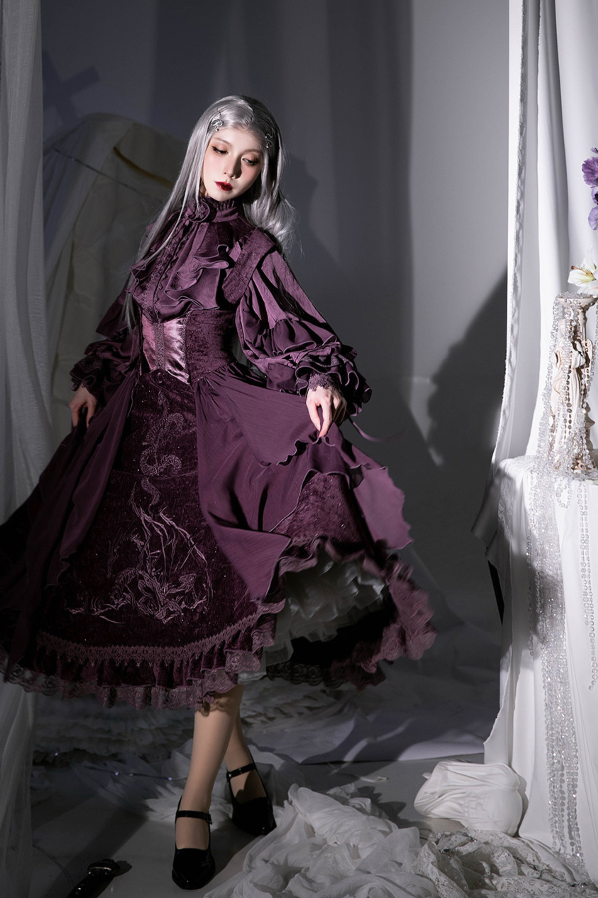 Snake Moon Night Lolita Jumper Skirt