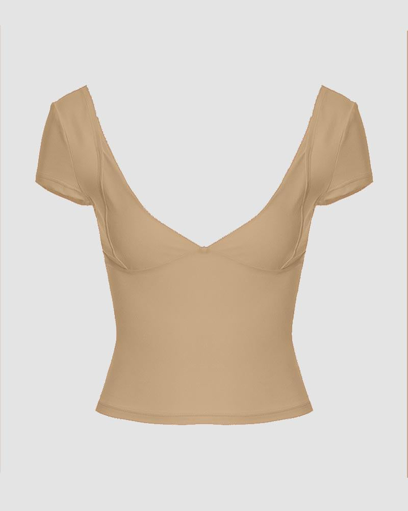 Equinox Illuminum Scoop Neck Coquette Top