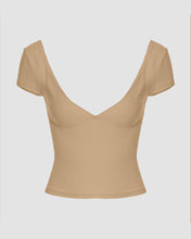 Load image into Gallery viewer, Equinox Illuminum Scoop Neck Coquette Top
