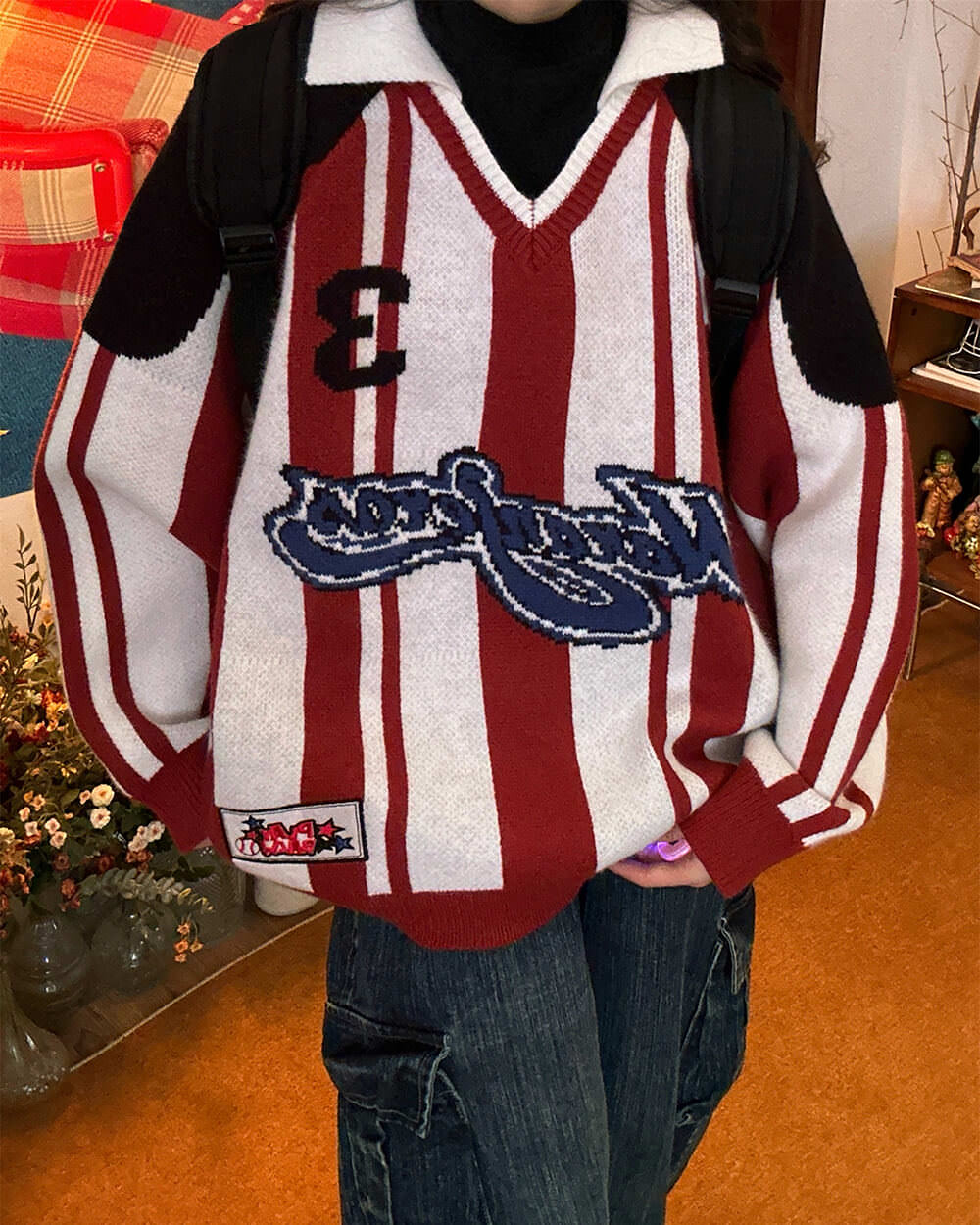 90s Locker Room Knit Sweater