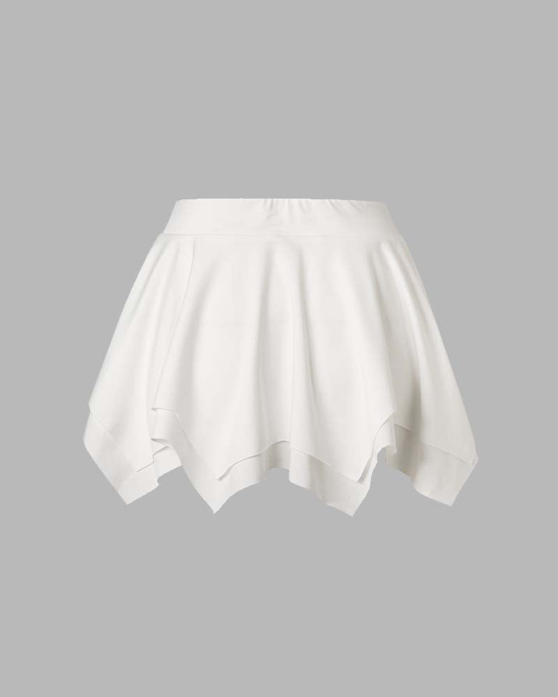 Venus Pearl Asymmetric Skirt