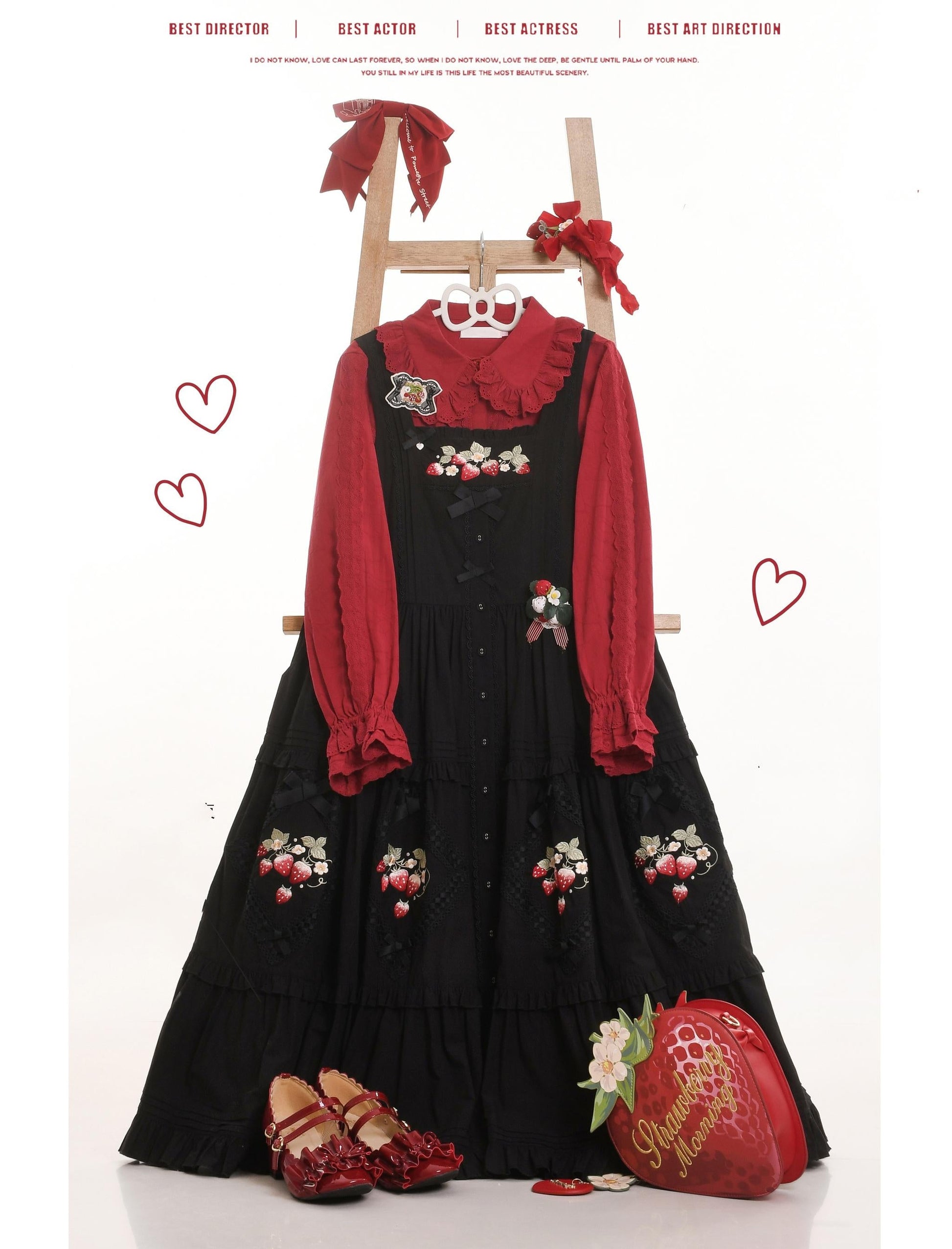 Kawaii Lolita Blouse Soft Girl Bubble Puff Sleeve