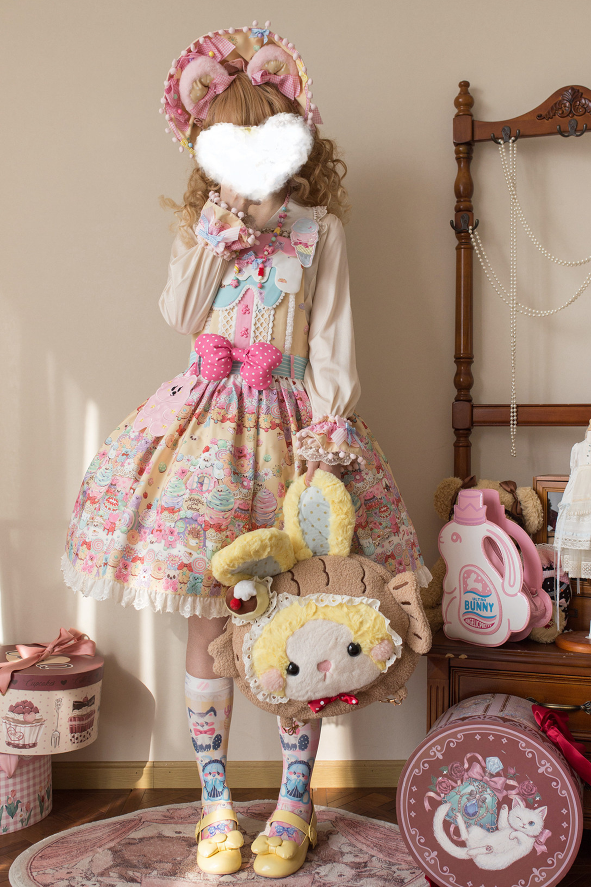 Sweetheart Candy Suspender Skirt + Jumper Skirt