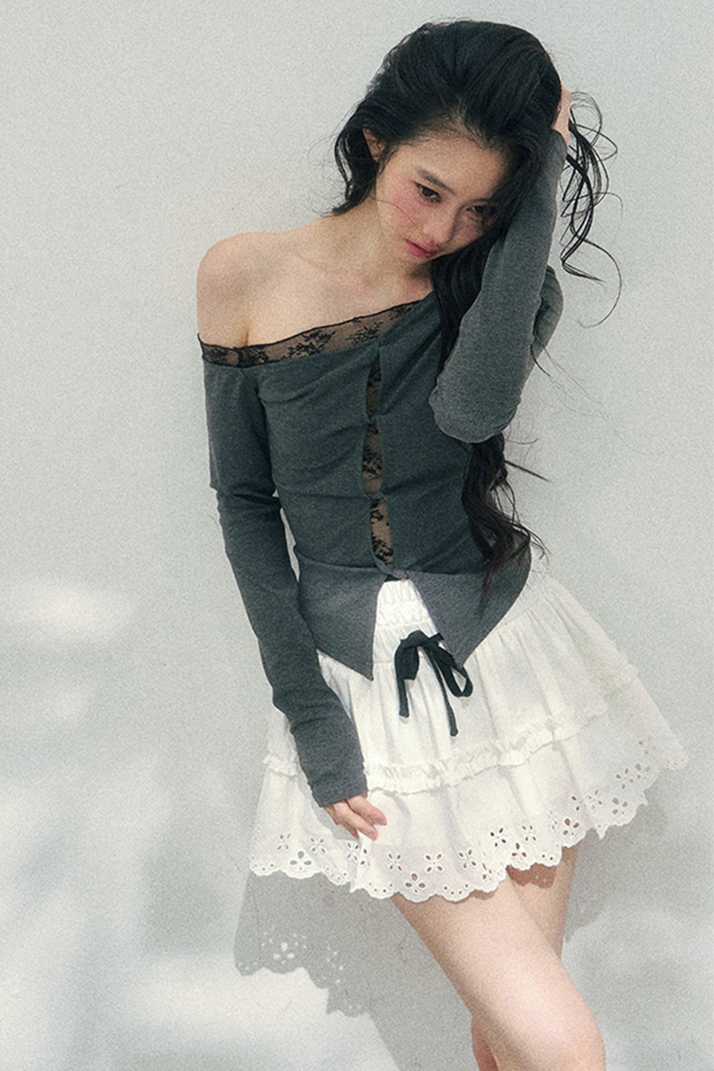 Lace Off-Shoulder Top