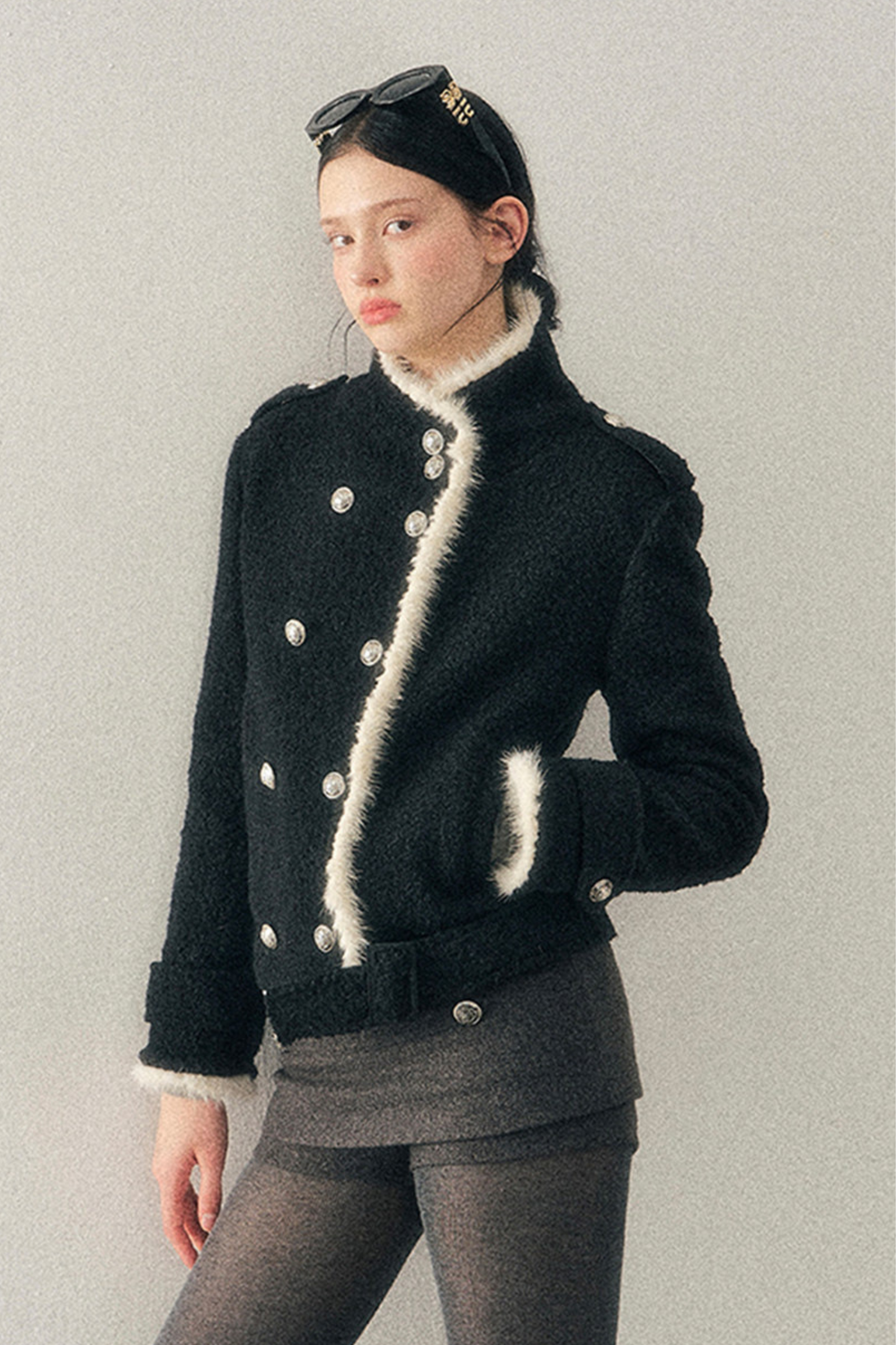 Chic Edgy Double Coat
