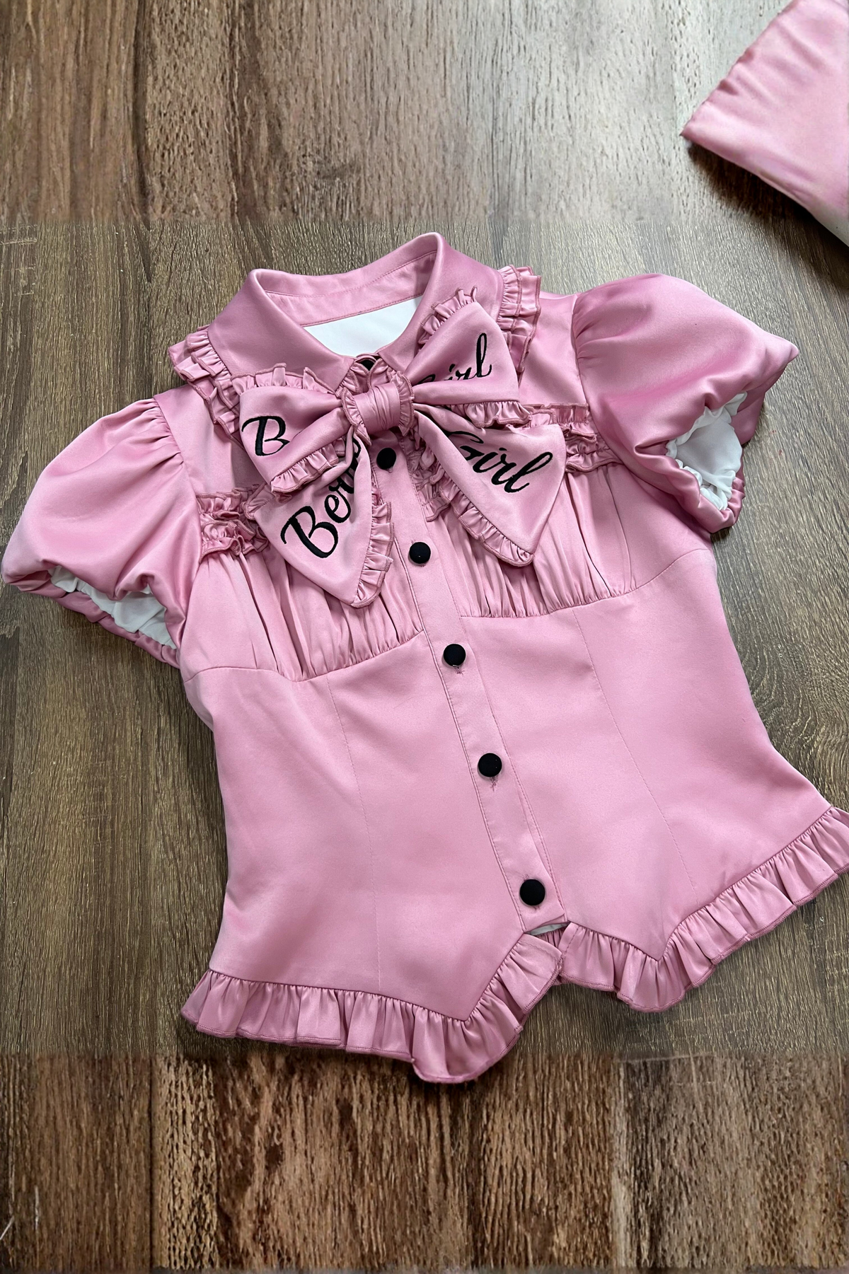 【Pre-order until March 10】Candy Heartbeat Lolita Shirt + Jumper Skirt + Hat + Ribbon