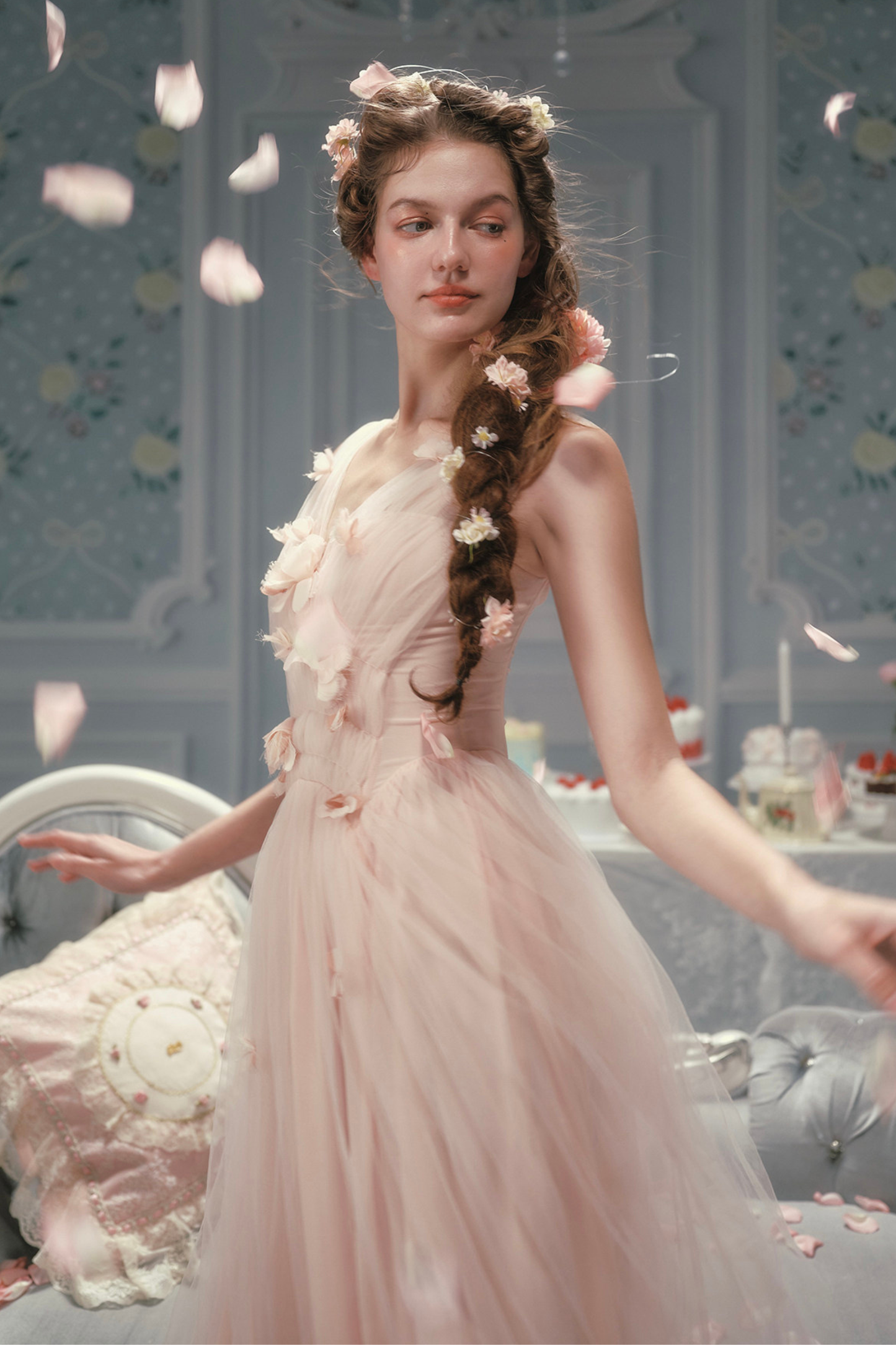 Romantic French Lace Dress