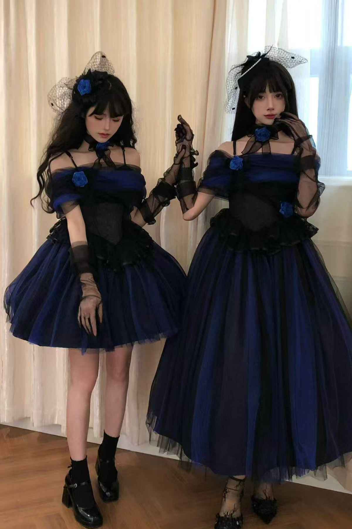 Klein Blue Shimmer Lolita Dress