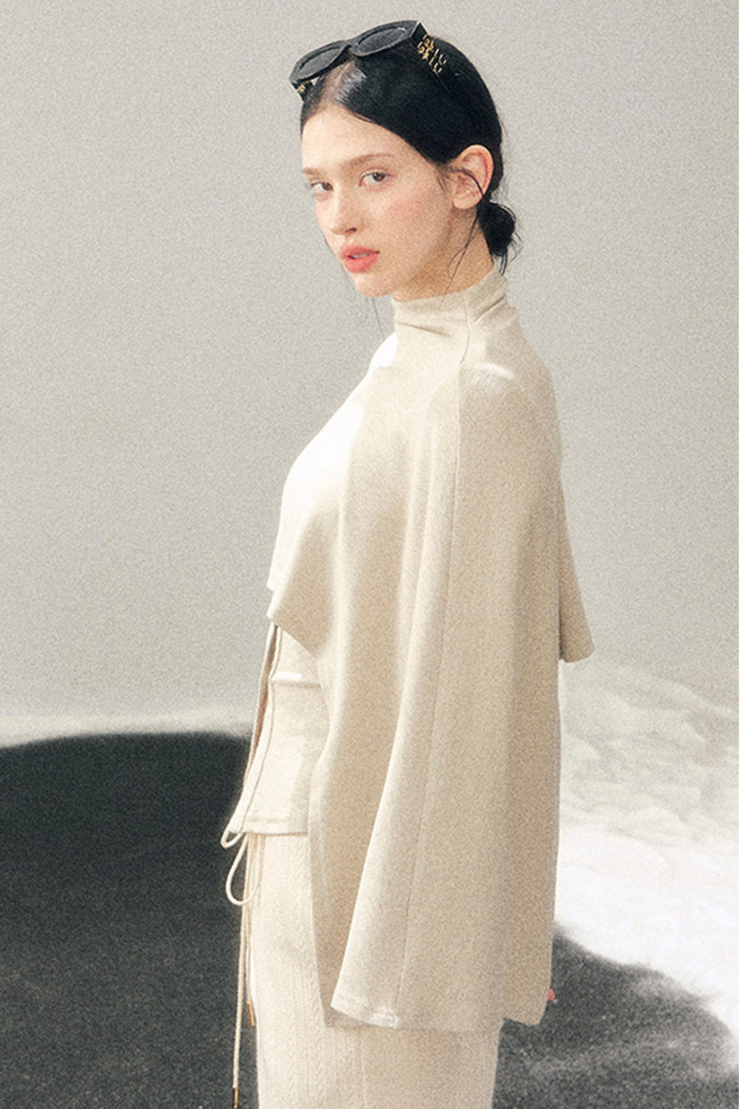 Edgy Tight Shawl + Top