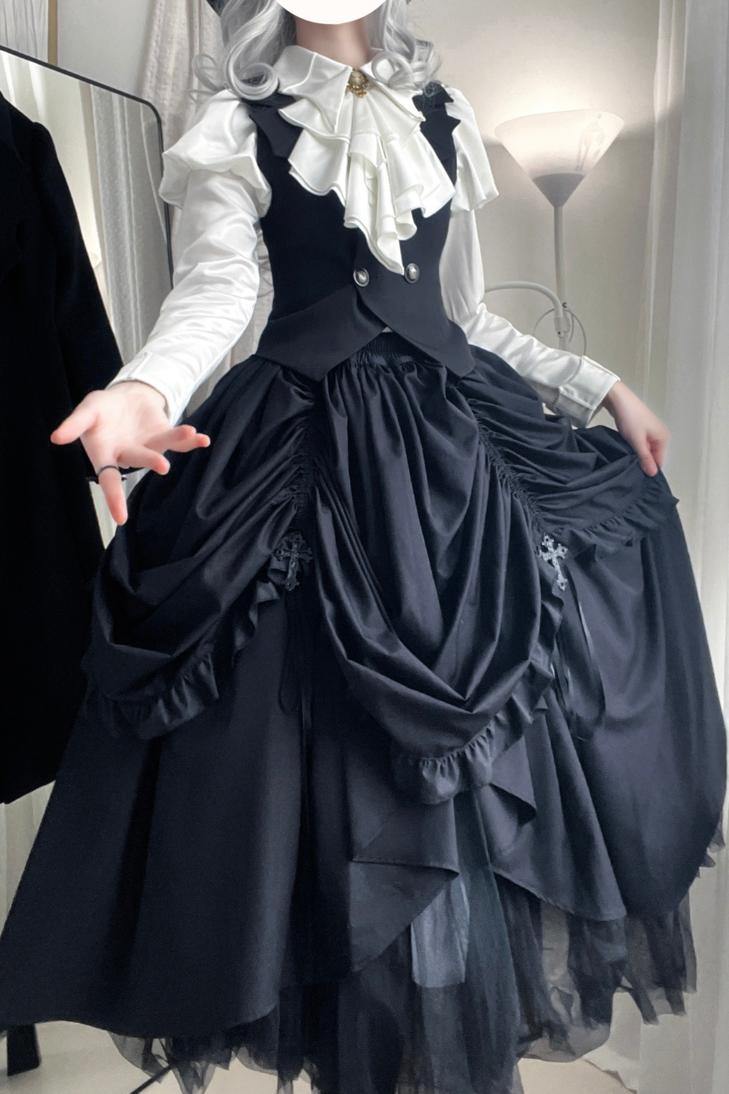 Gothic Wool Coat Suit