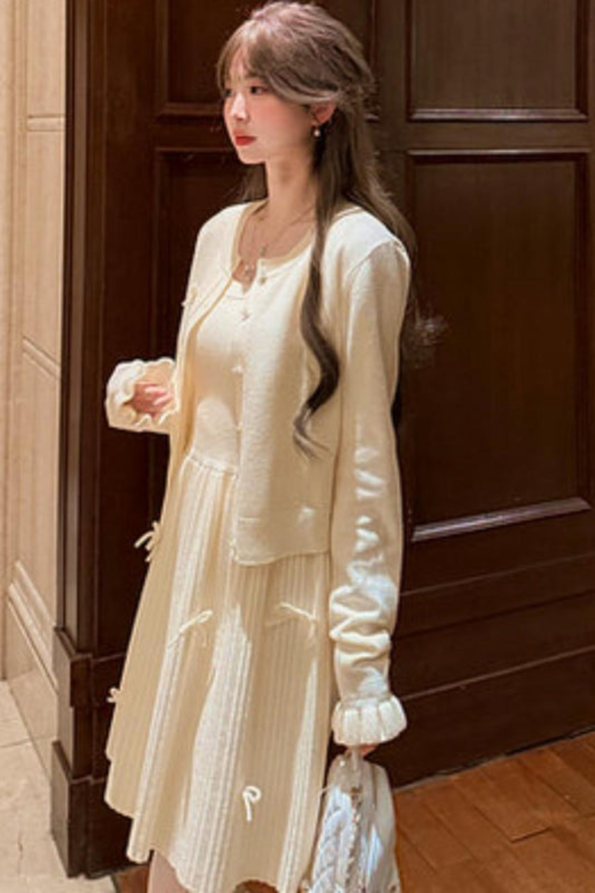 Princess Bow Sleeveless Dress