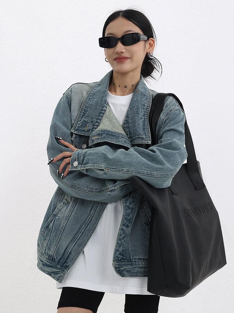 Acubi Asymmetrical Denim Jacket