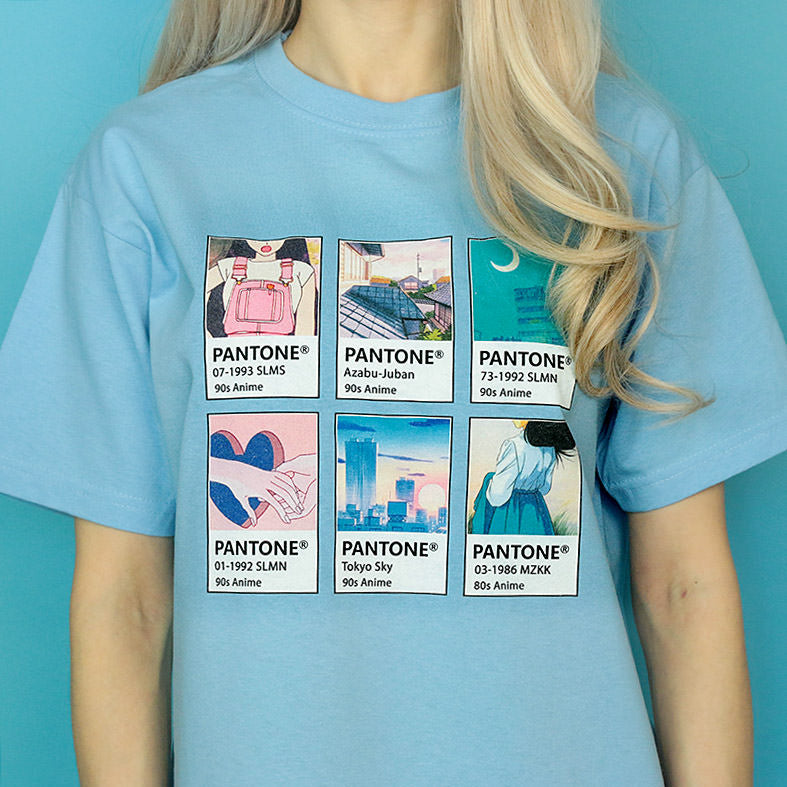 Anime Pantone T-Shirt. Size S & L