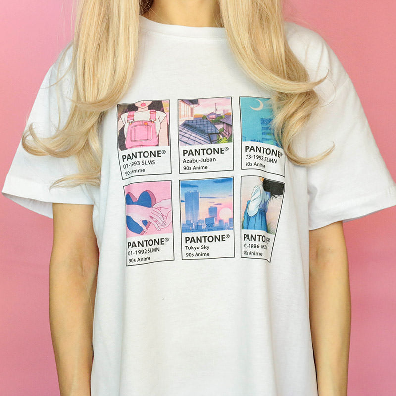 Anime Pantone T-Shirt. Size S & L