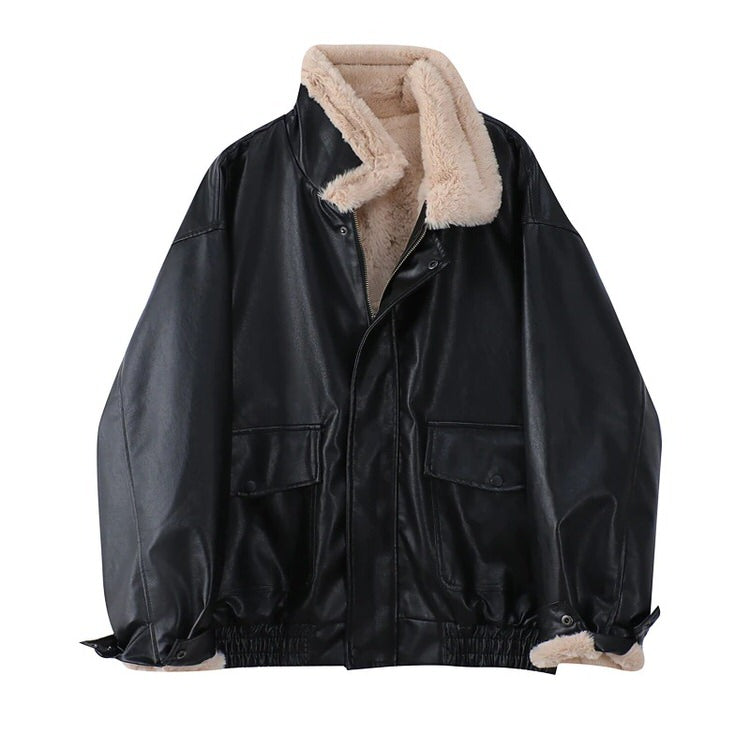 Bad Habits Vintage Loose Jacket Free Size Black