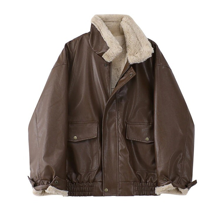Bad Habits Vintage Loose Jacket Free Size Brown