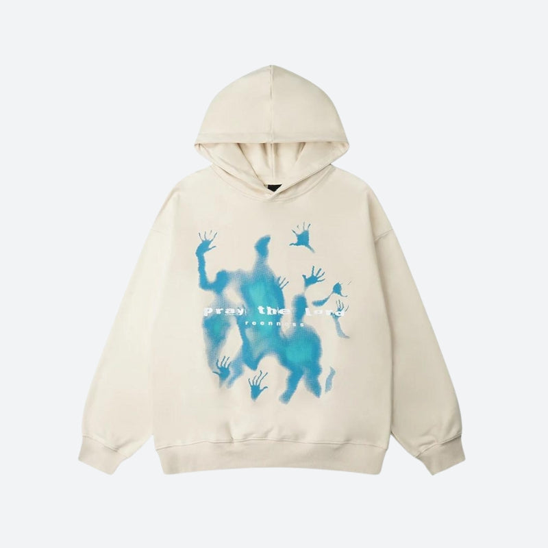 Blue Souls Hoodie Beige