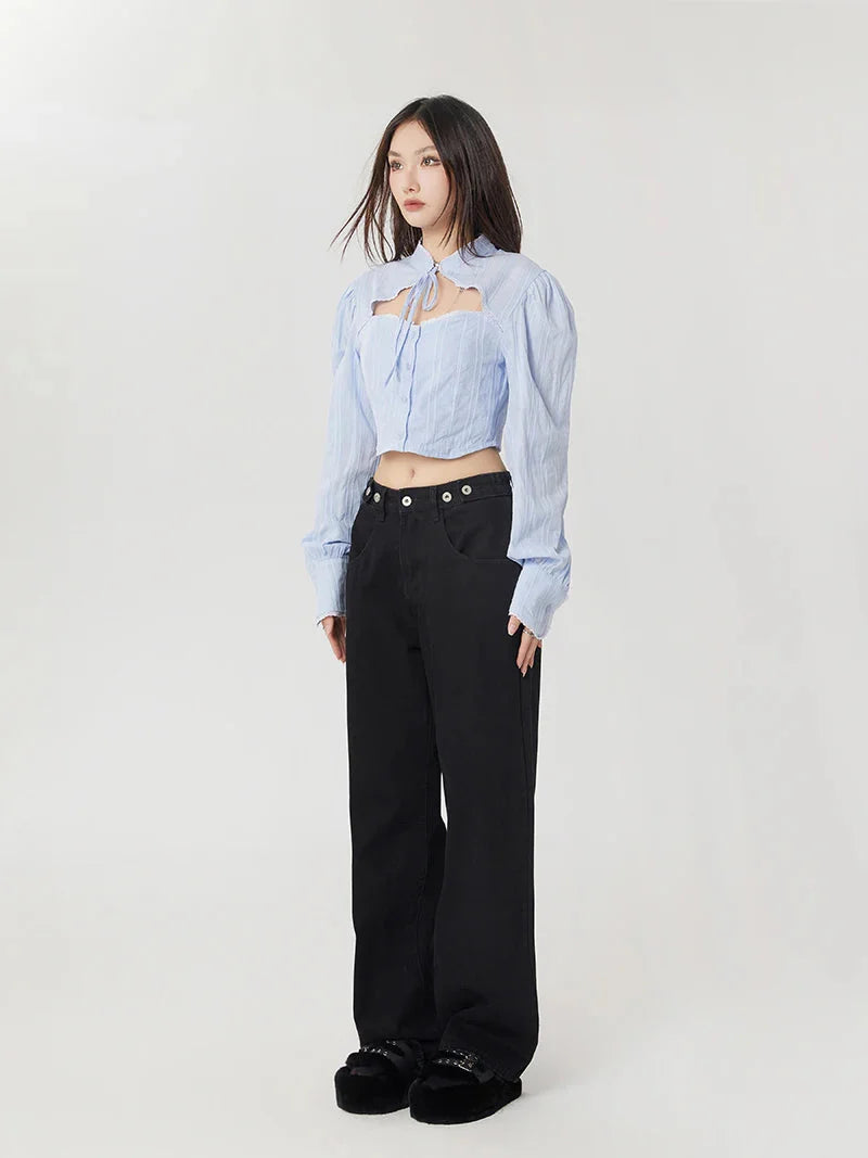 Classiccore Cut Out Crop Shirt