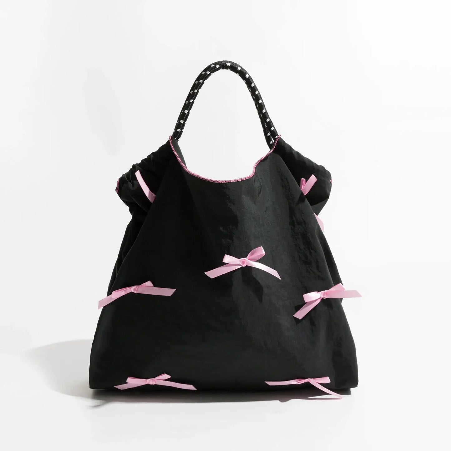 Coquette Bow Shoulder Bag Black