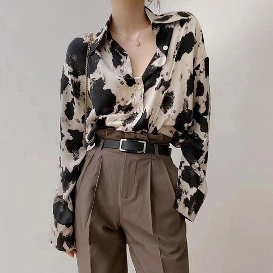 Cow Print Blouse Mix