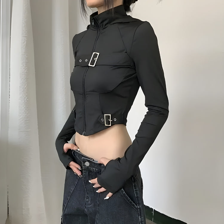 Cyberpunk Belted Define Jacket