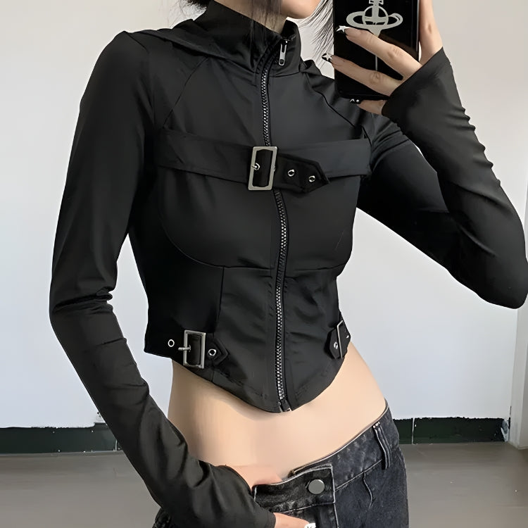 Cyberpunk Belted Define Jacket