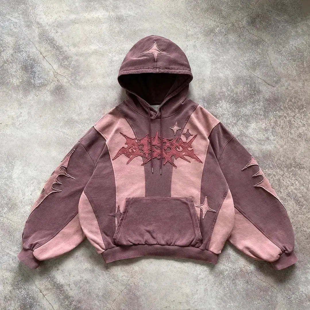 Cyberpunk Futuristic Patch Hoodie