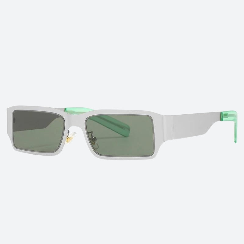 Cyberpunk Rectangle Metal Sunglasses