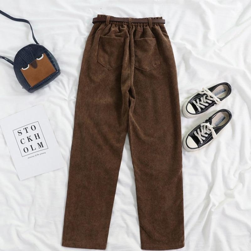 Dark Academia Corduroy Pants