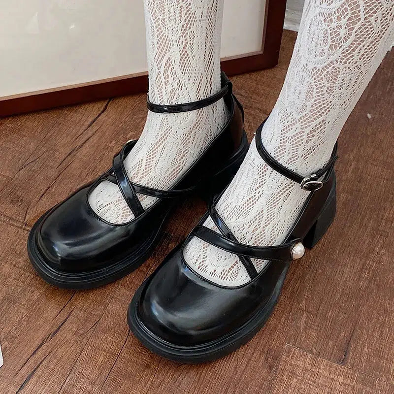 Dark Academia Mary Jane Shoes