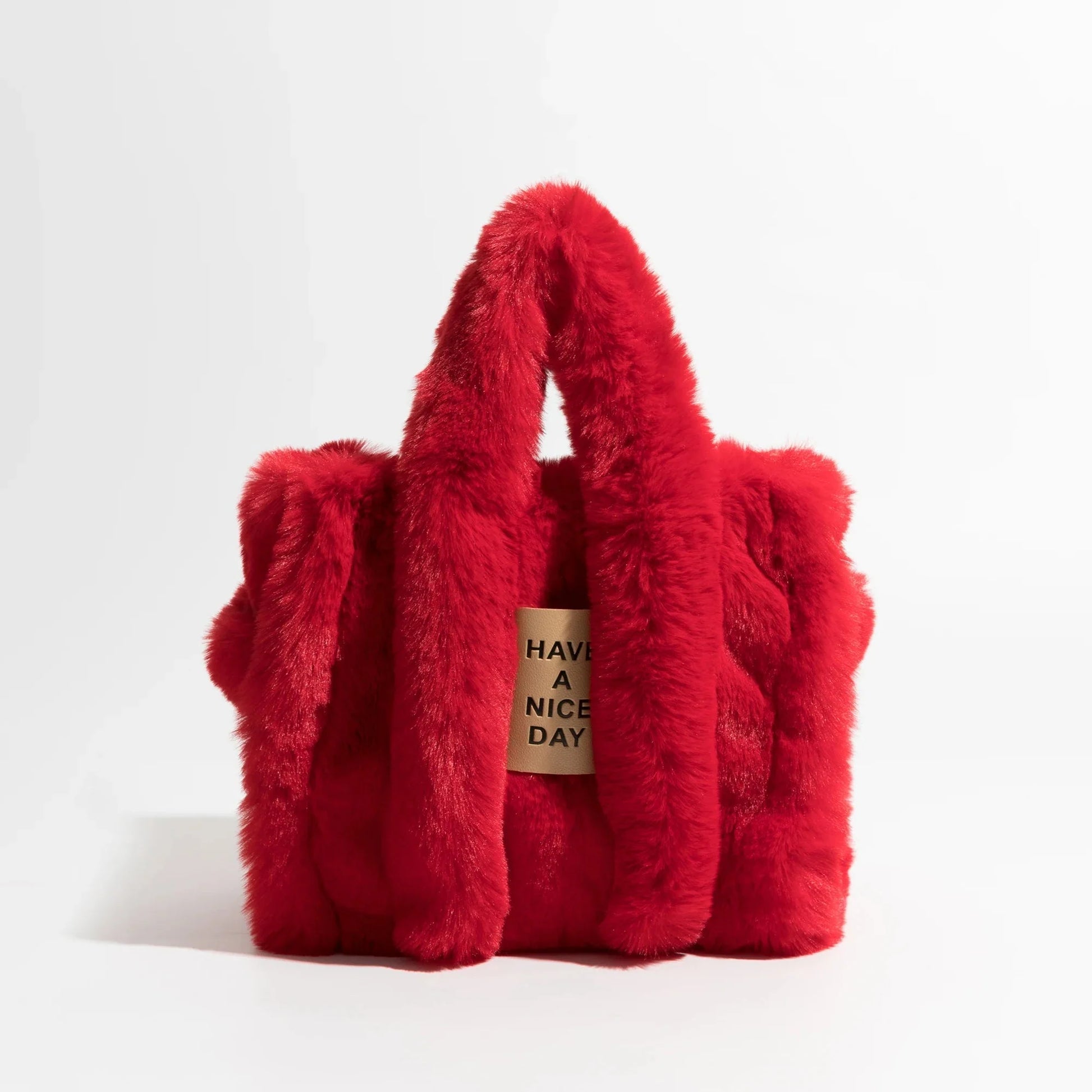 Fluffy Faux Fur Tote Bag