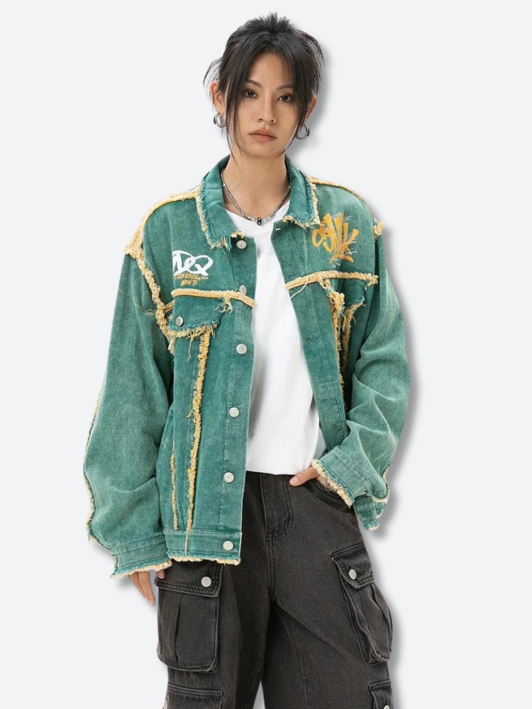 Denim Green Jacket