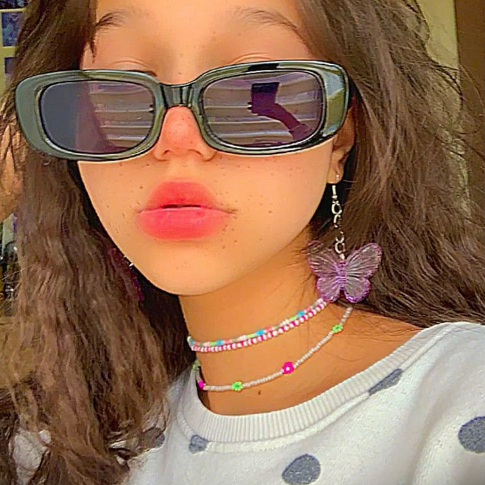 Soft Girl Y2K Transparent Butterfly Earrings