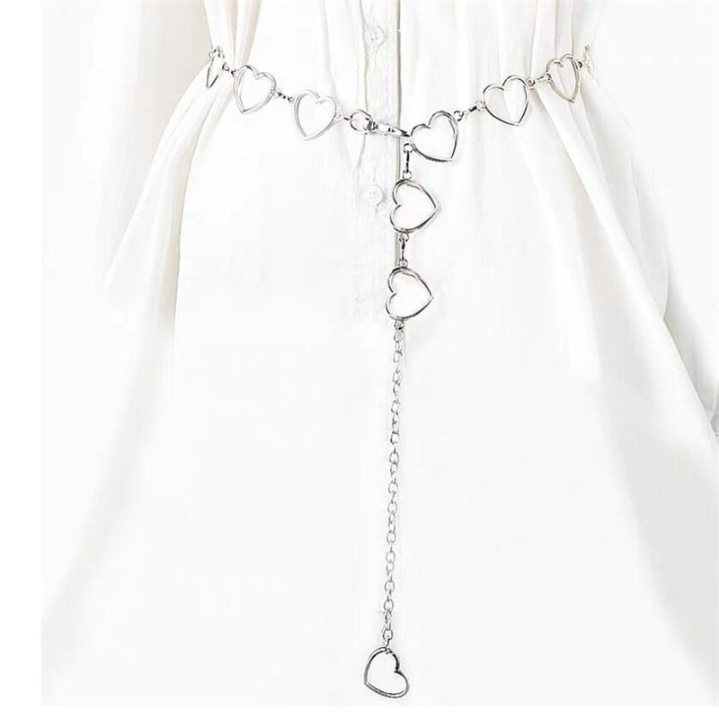 Heart Metal Waist Chain