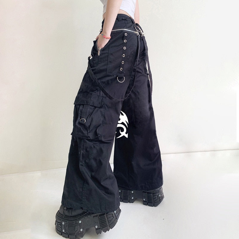 E-Girl Gothic Y2K Cyber Punk Cargo Pants