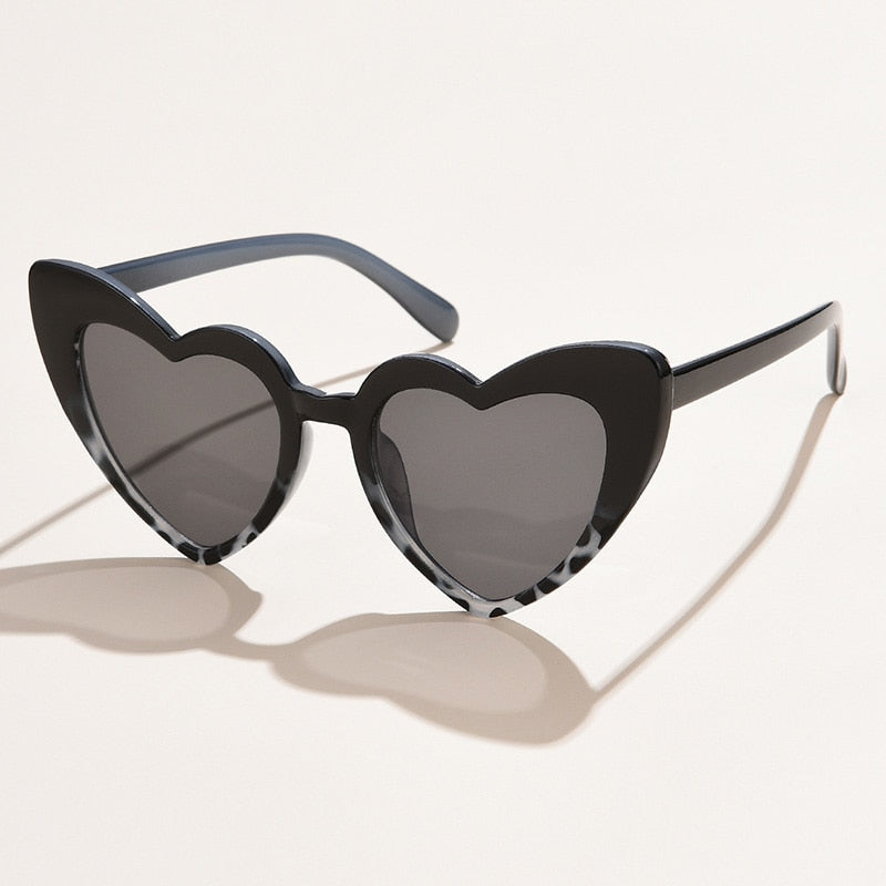 Retro Cat Eye Heart Shape Sunglasses