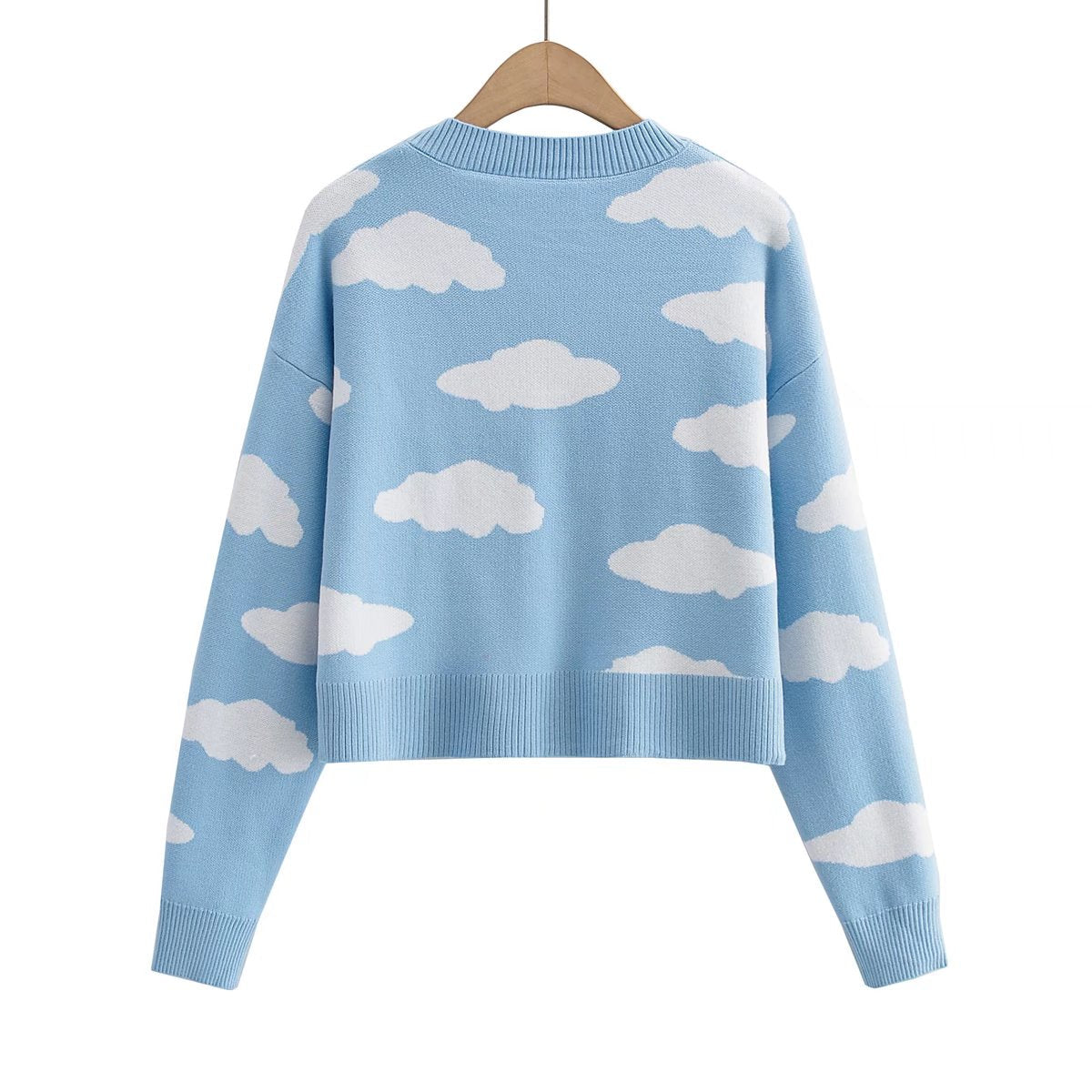 Kawaii Clouds Knitted Cardigan