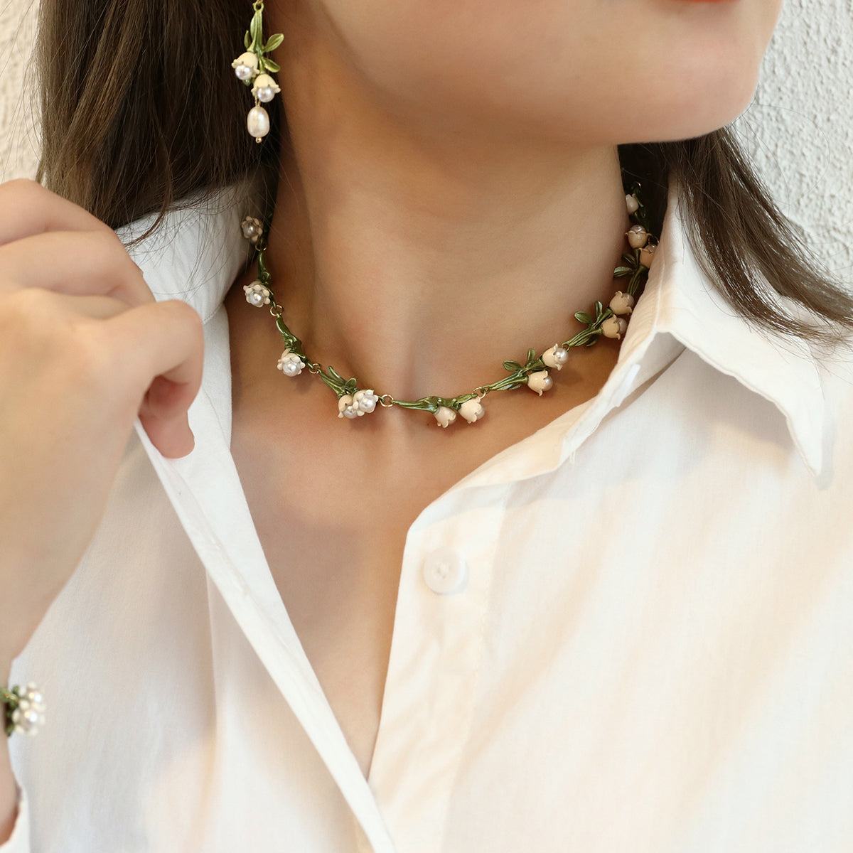 Lily Of The Valley Bracelet Necklace